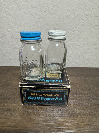 Vintage Ball Mason Jar Salt & Pepper Set MTS|102053