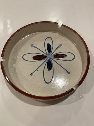 Vtg MCM Stoneware ashtray art MTB|124136