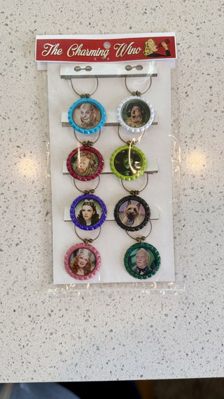 NY60 Wizard of Oz Wineglass Charms-Set of 8 RCD|125912