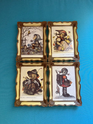 VTG Hummel Print Girl & Her Chicks|94816