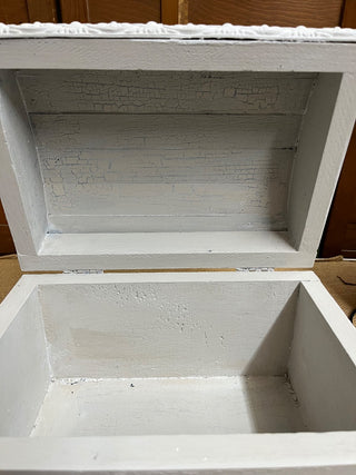 Distressed Storage Box with IOD  Sheep|74335