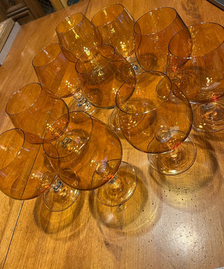 Amber Crystal Wine Goblet RSV|106328
