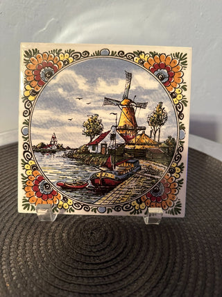 Delft Windmill Tile multicolor MTS|128242