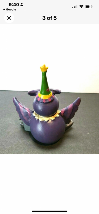 Purple Owl Resin Halloween Decor, 5"-RSV|109621