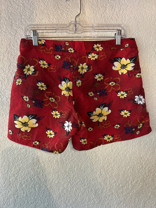 12F Nina Capri Red Board Shorts Size 10 MTS|65100