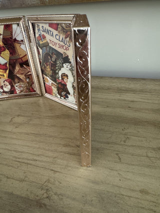 AJ - Vintage Gold Trifold Picture Frame MTS|127095