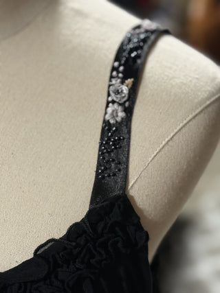 !!! Odille Black Silk Dress,8|129354