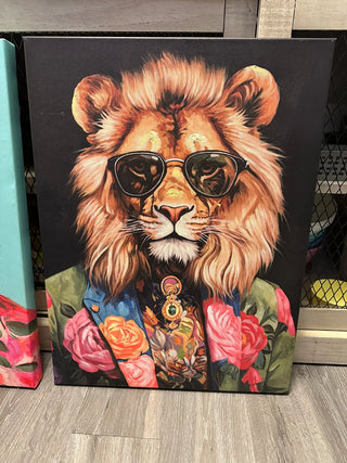 Cool Lion Framed 18x24 MTS|88519