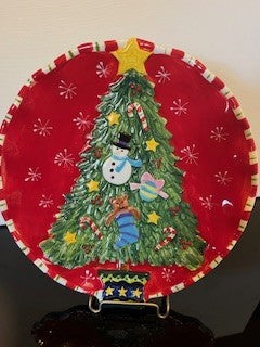 #2089 Christmas Tree Plate RSV