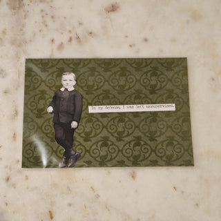 Snarky Victorian Kid Postcard/Art - Landscape (BRI) - MTS|120119