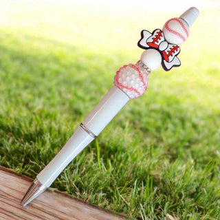 Beaded Refillable Baseball Pen RSV|66869