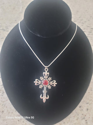 Goth Cross Necklace