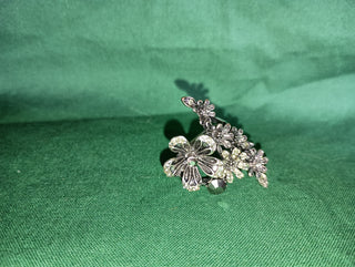 Size 9 Antique Flower Ring
