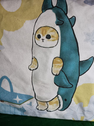 Car Shark canvas bag