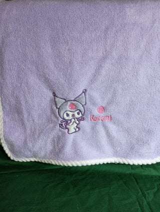 Kuromi face/hand towel