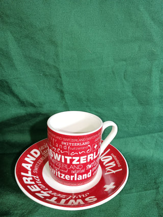 Switzerland tea cup and saucer