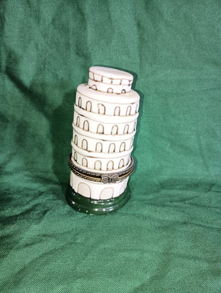 Vintage Leaning Tower of Pisa trinket box