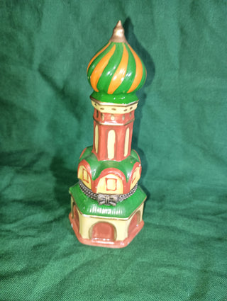 Vintage Russian Tower trinket box