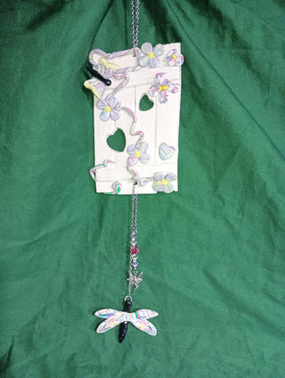 White fence wind/window chime