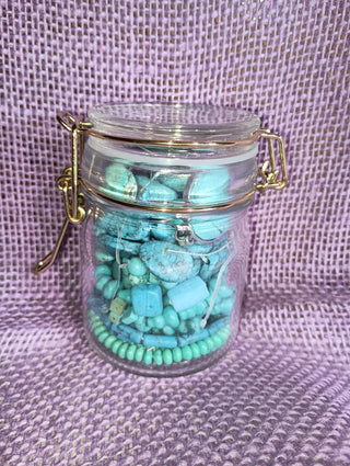 Turquoise beads and accent charms