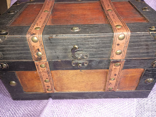 Large wooden treasure chest