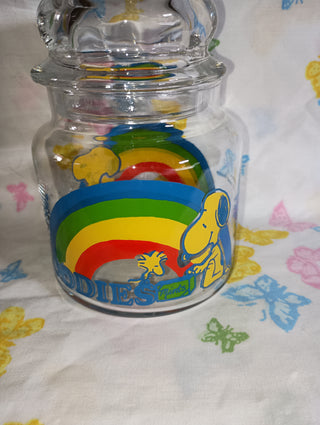 Vintage 1965 Peanuts Goodie Jar