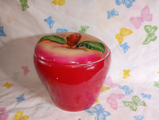 Vintage Panware apple canister