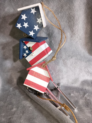 Red, White and Blue windchime