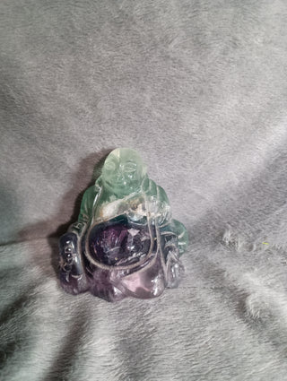 Fluorite Happy Buddha