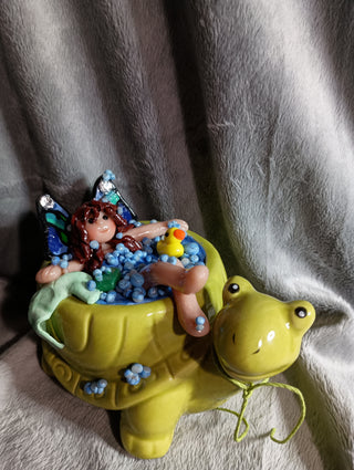 Turtle's Traveling Bubbles
