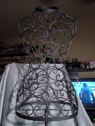 Vintage iron dress stand
