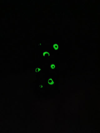 So many eyes! Glow in the dark lighter cover