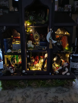 Light up Haunted Cabinet of Curiosities