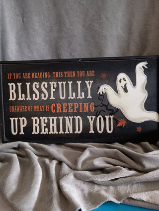 Behind you!