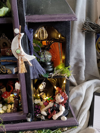 Light up Haunted Cabinet of Curiosities