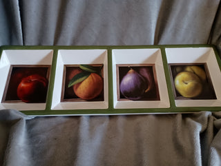 Certified International Fruit Gallery relish tray