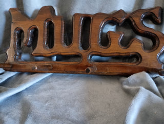 1960'sVintage Mug wall rack