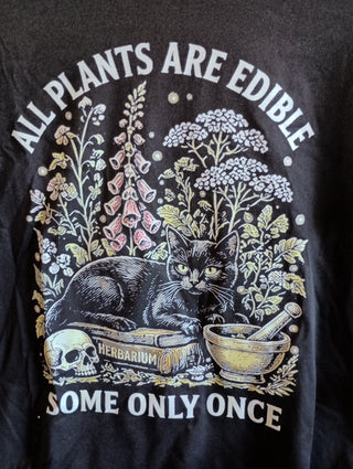 New ! All Plants are Edible xl T-shirt