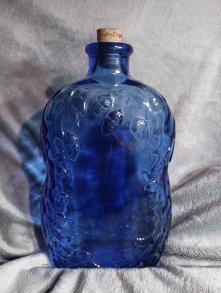 Vintage Libby cobalt blue glass bottle