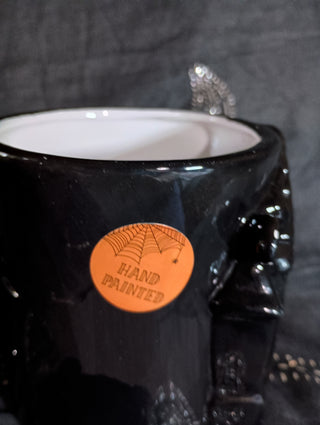 Cobwebs& Cauldron Haunted House mug