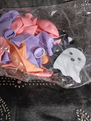 Cute Halloween banner w/ Balloons