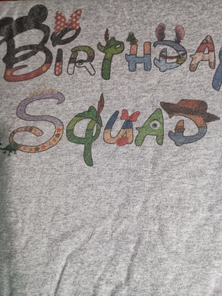 Disney classic Birthday Party Squad tshirt (M)