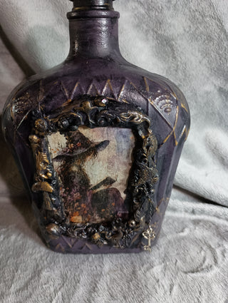2 sided Witch Apothecary bottle