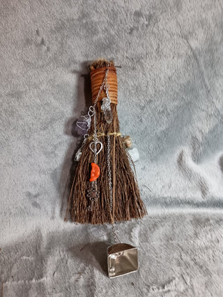 Cinnamon Witch's Bell Mini Brooms