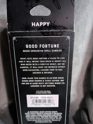 Good Fortune Spell candles