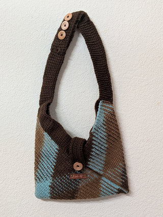 Crochet boo tote bag
