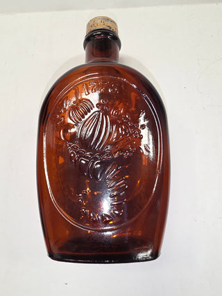 Bicentennial Amber Log Cabin Syrup Bottle