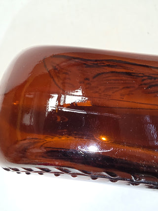 Bicentennial Amber Log Cabin Syrup Bottle
