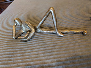 Metal Reading Figure