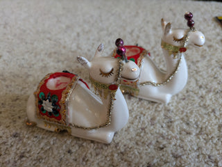 RARE Holt-Howard Christmas Camel Candle Holders
